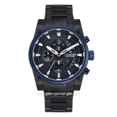 LOFOTEN F-6537MC Black Ring Blue Stainless Steel